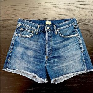 Citizens of Humanity Marlow Denim Blue Women's Shorts